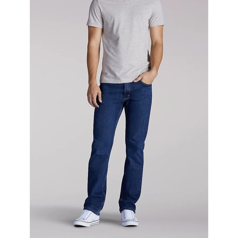 Lee Premium Classic Fit Jeans 29" X 30" Straight Dark Wash 2001407